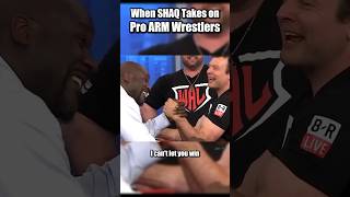 When SHAQ Takes on Pro ARM Wrestlers [upl. by Baylor]