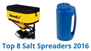 8 Best Salt Spreaders 2016 [upl. by Akibma802]