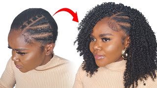 Quick And Easy Braidless Crochet Hairstyle Under 1 Hour [upl. by Edmead108]