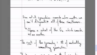 Quantum Theory Lecture 15 Continuous Symmetries Lie Groups amp Algebras Angular Momentum [upl. by Selemas]