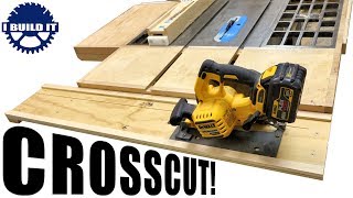 DIY Crosscut Guide Track For The Table Saw  GENIUS IDEA [upl. by Notgnirrab245]