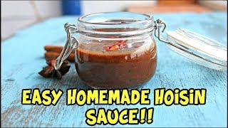 EASY HOISIN SAUCE RECIPE 7INGREDIENTS amp GLUTENFREE  VEGAN 不含麩質海鮮醬 [upl. by Comstock]