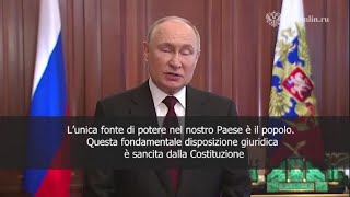 Elezioni in Russia lappello di Putin per la partecipazione al voto [upl. by Netsrik]