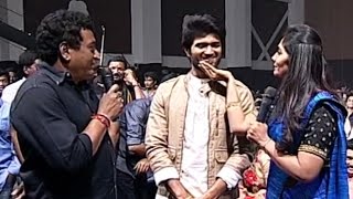 Anchor Jhansi amp Comedian Prudhvi Making Hilarious Conversation About Vijay Devarakonda  TFPC [upl. by Nanerb]