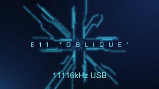 11116kHz USB Polish Number Station E11 calling 926 13102024 [upl. by Aoniak]