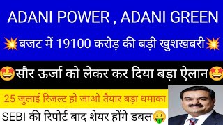 ADANI POWER SHARE LATEST NEWS  ADANI POWER SHARE PRICE  ADANI POWER SHARE TOMORROW TARGET  ADANI [upl. by Kendall]