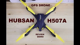 HUBSAN GPS DRONE H507A X4 STAR PRO  Review amp Demo [upl. by Tobiah100]