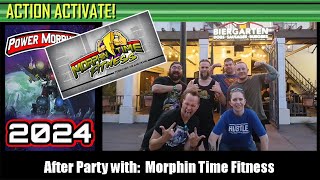 Power Morphicon 2024 after party with the Morphin Time Fitness crew [upl. by Malka]