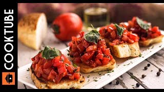 The Best Italian Bruschetta Recipe  Easy Appetizer Recipe [upl. by Fredela]