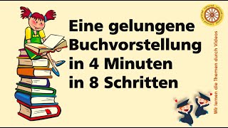 Buchvorstellung in 4 Minuten I Grundschule I HD [upl. by Ora]