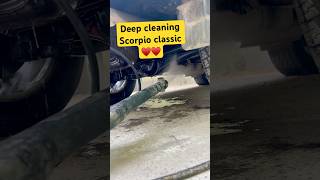 Deep cleaning after 135k kms 🥰🥰 scorpio mahindratharroxx scorpioclassic2024 [upl. by Gaylord]