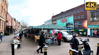 Newcastle under Lyme  Stoke  Walk  4K [upl. by Edals899]