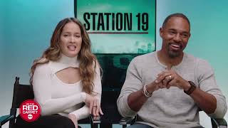 Jason George and Jaina Lee Ortiz discuss why the cast of quotStation 19quot is so special [upl. by Charlet912]