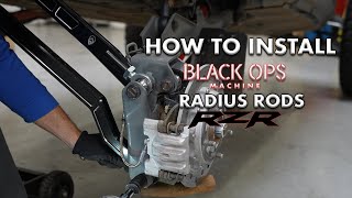 How to Install  BOM Radius Rods  Polaris Pro R amp Turbo R [upl. by Beacham]