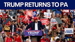 Donald Trump hosts first rally in Pennsylvania since assassination attempt  FULL SPEECH [upl. by Isa]