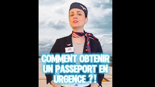 Comment obtenir un passeport en urgence [upl. by Martijn]