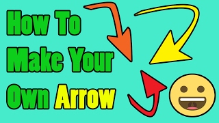 How To Make Your Own Arrow In Photoshop cccs6 2017 [upl. by Chad]