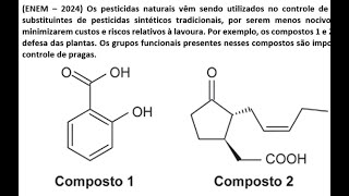 ENEM – 2024 Os pesticidas naturais vêm sendo utilizados no controle de pragas e doenças [upl. by Beare]