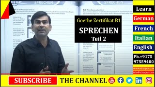 GoetheZertifikat B1 Prüfung Sprechen Teil 1  Speaking Exam  Learn German B1 [upl. by Heymann]