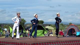 The Sailors Hornpipe Dance Highland Games Newburgh Fife Scotland [upl. by Dlarej]