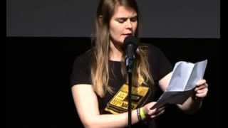 Poetry Slam Meisterschaft 2013 quotHazel Bruggerquot 0214 [upl. by Laforge]