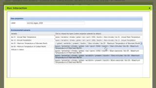 Ecological Niche modelling workflow on the BioVeL portal [upl. by Airalav]