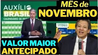 URGENTE CALENDÁRIO ANTECIPADO do AUXÍLIO BRASIL DE NOVEMBRO TEM NOVOS ADICIONAIS SAIBA AGORA [upl. by Skoorb549]