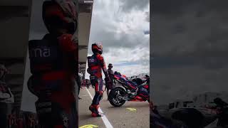 First Remy Gardner YZR M1 ride at the Sachsenring circuit practice session [upl. by Adelbert]