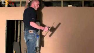 Tommys Trade Secrets  How To Plaster A Plasterboard Wall Part 2 [upl. by Marsha]