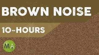 10Hours of Brown Noise for Sleep Relaxation Blocking out Distracting Noises Tinnitus [upl. by Xad216]