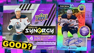 Was I Wrong About This 202223 Upper Deck Synergy Hockey Hobby Box Break [upl. by Yttam]