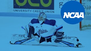 NCAA Division I Goalies  201920 Highlights [upl. by Ocirnor]