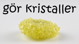 Gör egna kristaller  PYSSEL DIY [upl. by Brabazon]