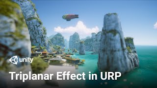 Triplanar Effect in Unity URP Shader Graph Tutorial [upl. by Blain]