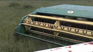 Cutting hay with my John Deere 1209 [upl. by Johnette991]