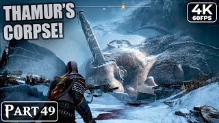 ThamurS Corpse  God Of War 4 2018 Gameplay 49 [upl. by Nnalorac]