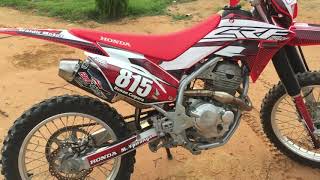 Escapamento CRF 250 F Belparts [upl. by Vachel]