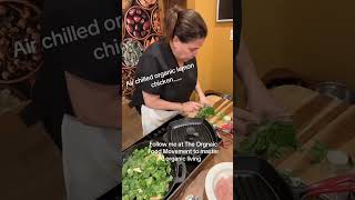 Organic air chilled lemon chicke wirh spinach LIVEhighlights TikTokLIVE LIVE airchilledchicken [upl. by Wilhelmine]