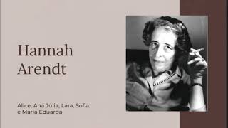 Hannah Arendt [upl. by Tierney431]