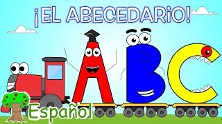 El abecedario 3  El tren del abecedario  Rima Infantil [upl. by Ivo]