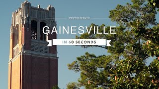 Florida Travel Explore Gainesville in 60 Seconds [upl. by Ellasal]