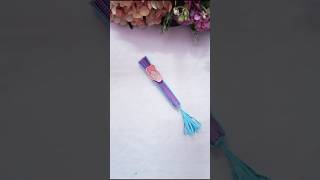 Easy colour paper craft easycraft colourpapercraft shortvideo shorts ytshorts handfan craft [upl. by Nalat367]