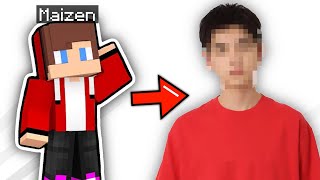 Maizen face reveal  Mikey and JJ in Real Life [upl. by Ahto]