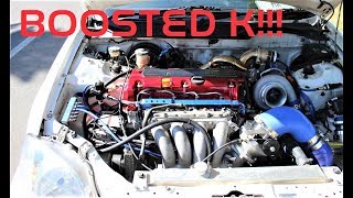 Honda Civic K24 Turbo swap [upl. by Laehcar493]