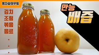 배즙 만드는법 꿀맛 배즙  우리 과일 배를 활용해 만든 배즙  요리가 쉽고 재밌어지는 비결  영자씨의 부엌 [upl. by O'Connell738]