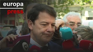 Mañueco cree que Sánchez debe convocar elecciones y le acusa de estar en sus intereses [upl. by Blaze]