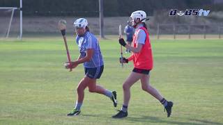 Dublin Senior Camogie Team Train For Championship [upl. by Kcirdahc]