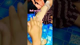 Hair Removal Roll wax heater  Roll on wax  easy way to wax shorts [upl. by Willette654]