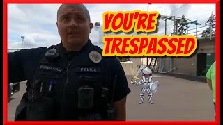 Moronic Frauditor Thinks a Water Treatment Plant is His Until He is Trespassed [upl. by Barris]