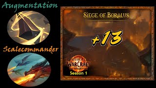 S1 13 Siege of Boralus  AugmentationScalecommander Evoker PoV 20241116 [upl. by Siroved]